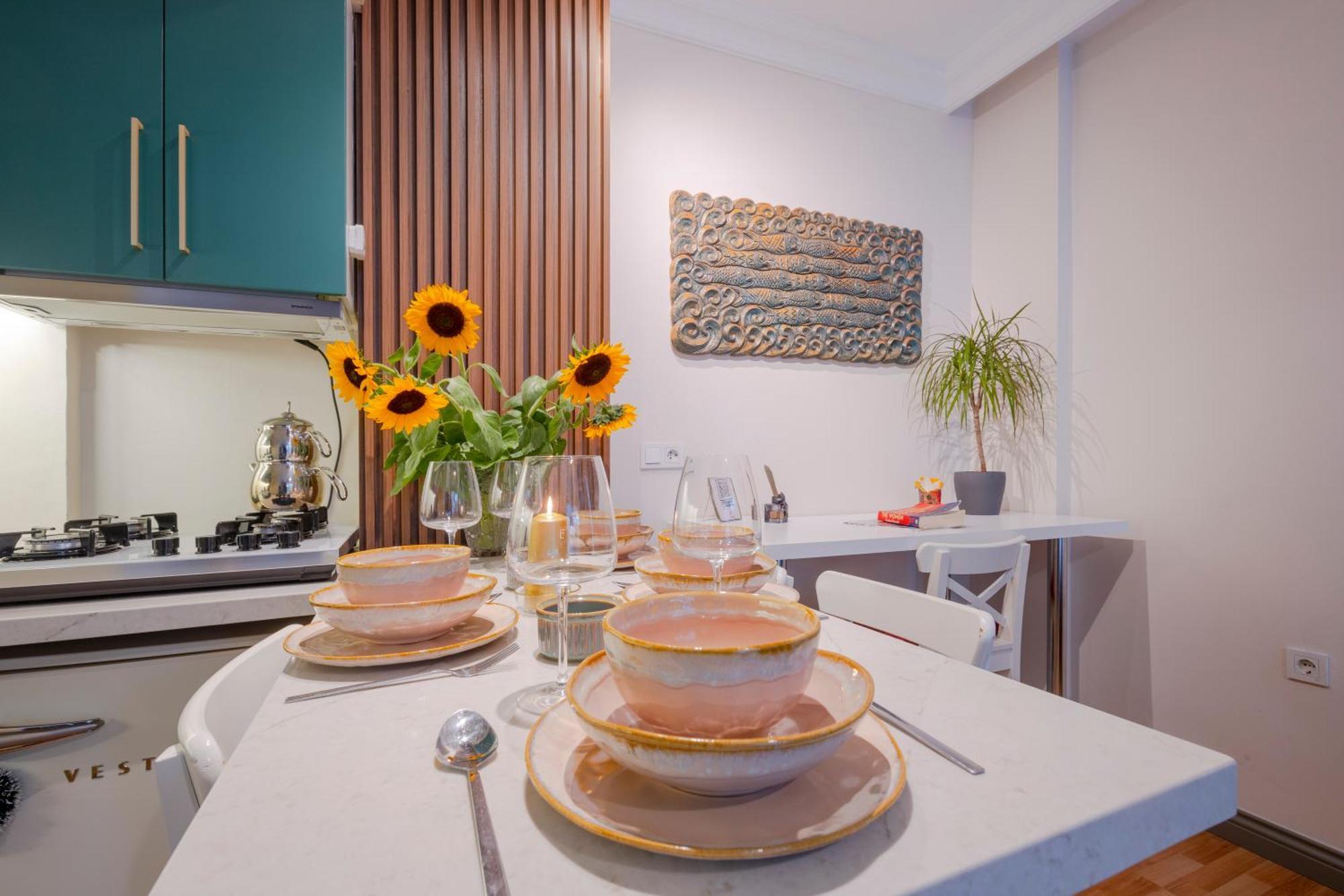 No4 Luxury Comfort Art Design House Daire Antalya